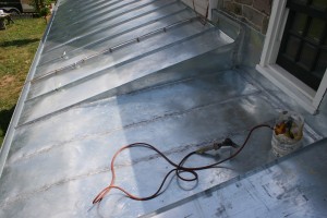 Galvanized, Terne, and Copper Can All Be Soldered to Make Even Complex Flashing Assemblies Like This Perfectly Weathertight.