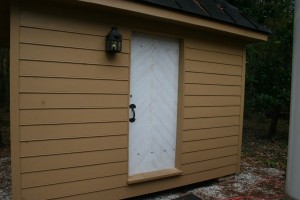 Door, fitted and hung