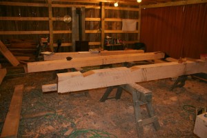 Here we're creating the lower of those two beams.